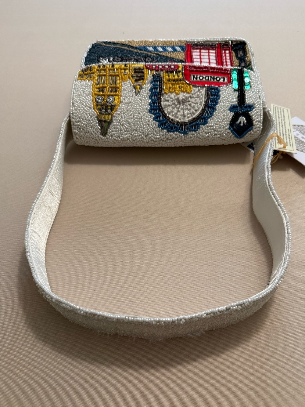 New Release India Beaded Bag London Scene - Picture 9 of 10